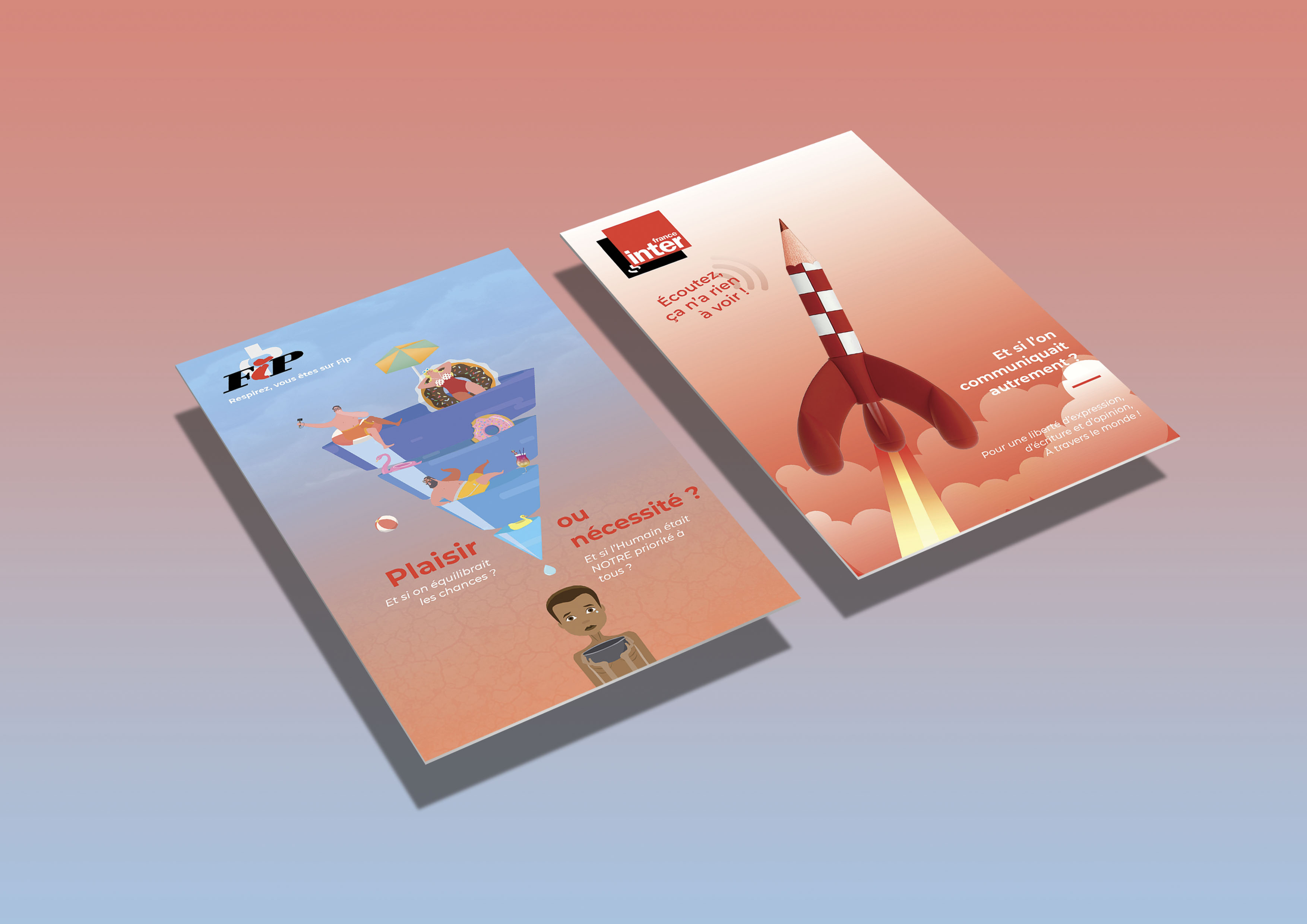 Mise en situation des affiches