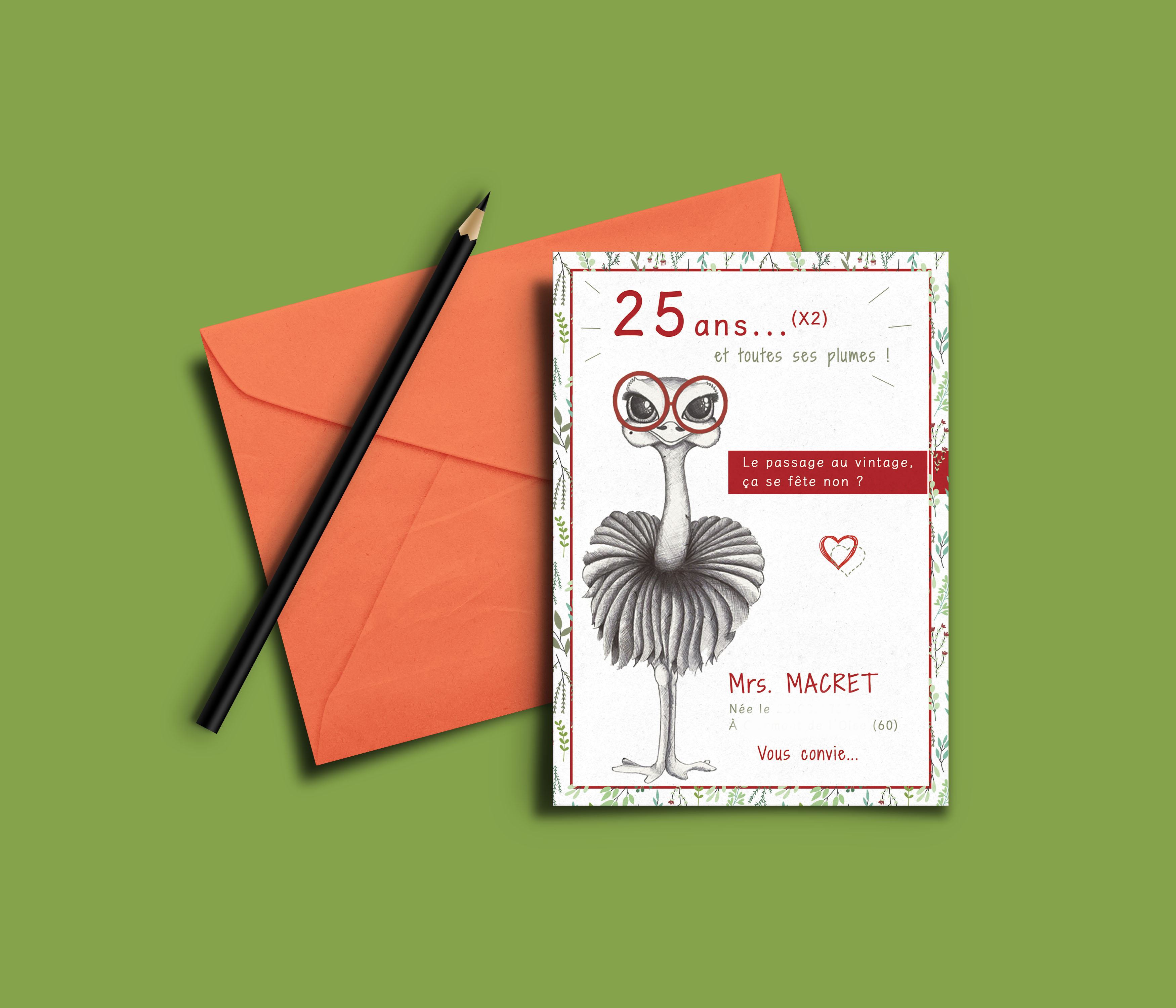 Carte invitation